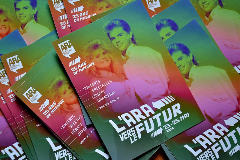 Flyer l'ARA vers le Futur - 25 ans de musique