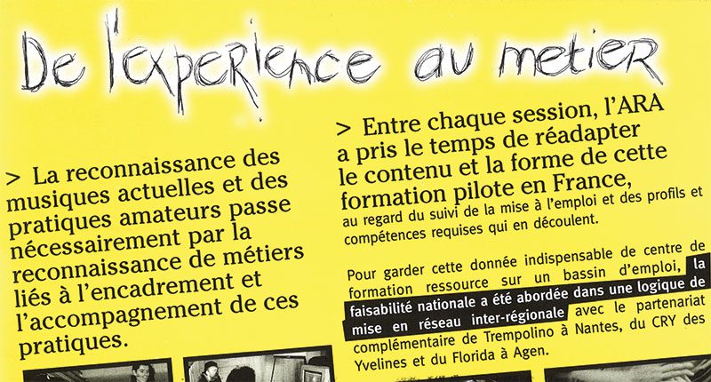 extrait formation "de l'experience au metier"