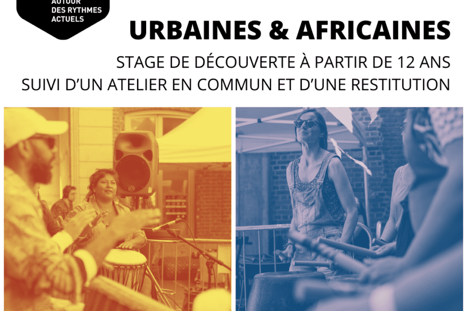 Stage de découverte percussions urbaines et africaines